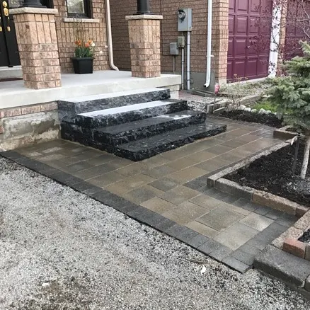 Cornerstone interlock landscape project